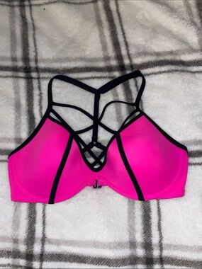 VS PINK Women’s Hot Pink Strappy Bikini